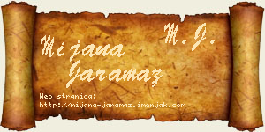 Mijana Jaramaz vizit kartica